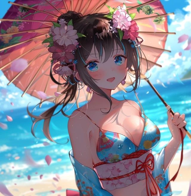 暑假来啦!和我一起享受阳光沙滩吧~