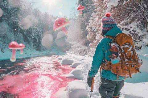 视频冬日仙境喀纳斯:阿尔泰山脉中的梦幻之旅
