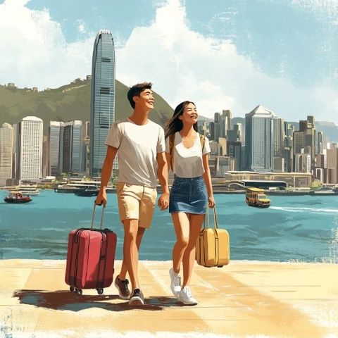 深圳风采:外籍游客纷纷驻足,免签畅游已成打卡新宠