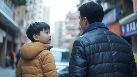 一家利用周末宁静时光驾车游览成都世博园的温馨之旅
