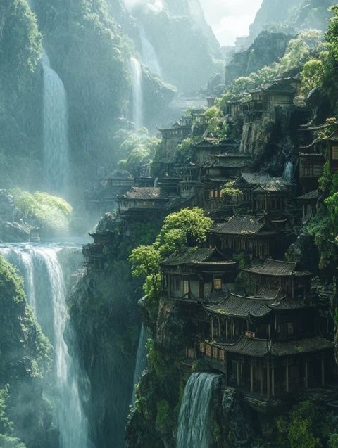 探索隐世之美:青州秘境小山村,古树环抱下的原始风光之旅