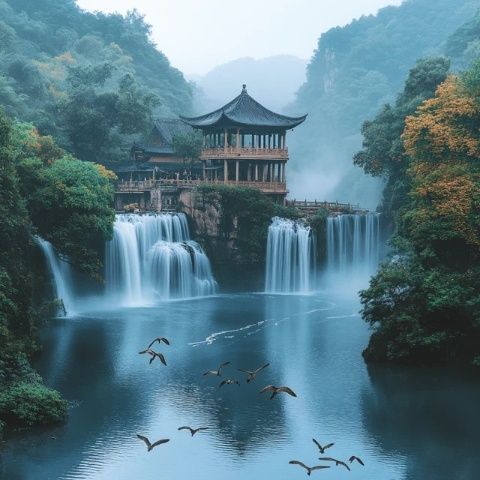 梦回课本:贵州黄果树大瀑布之旅,领略自然奇观的壮美与诗意