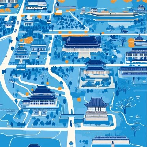 姑娘手绘北京旅游地图攻略获赞网友:别人家的孩子