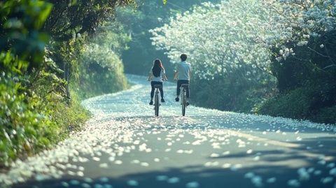 张家口下花园洋河旅游路:骑行采摘烧烤,尽享自然之旅