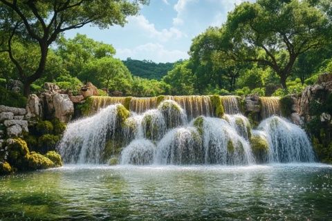南疆之行(九)西白杨沟景区,神布拉克瀑布