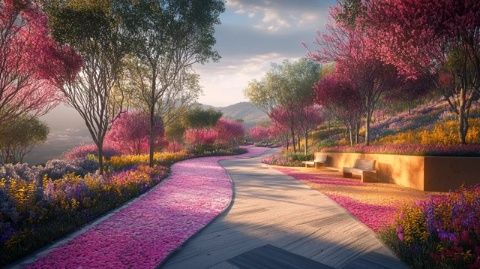 青岛大珠山：春暖花开的美景等你来看