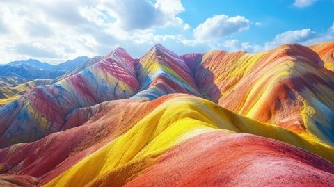 张掖七彩丹霞旅游指南:最佳观赏时间与交通攻略