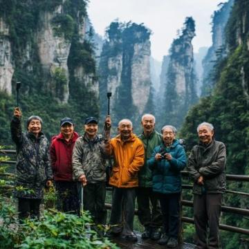 中国湖南张家界武陵源:世界自然遗产的地质奇观与生态宝库