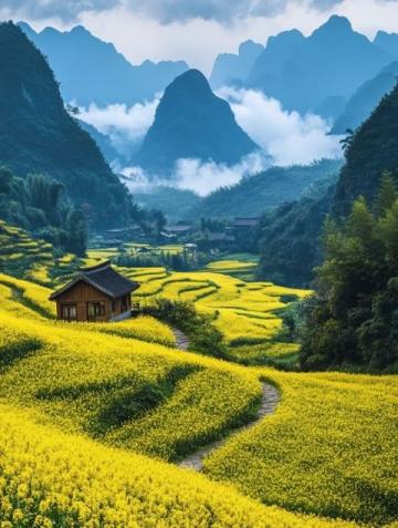 2月云南深度游:油菜花海与梯田美景攻略