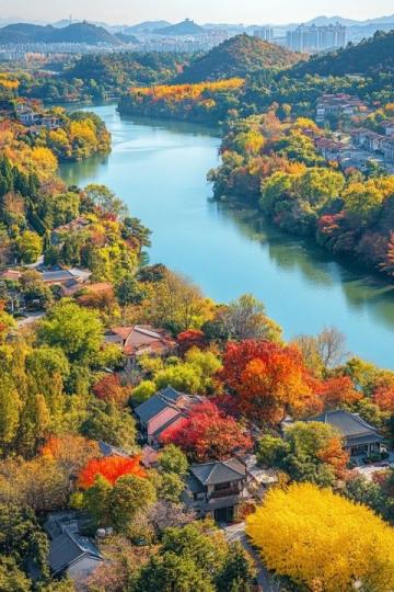浙江绍兴天姥山:四季美景与历史文化之旅