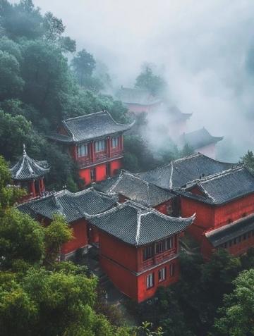 鸡峰山风景区游记:天台山景色优美的旅游目的地