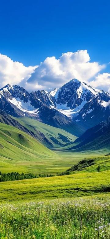 新疆天山天池游记:天池美景、雪峰雄壮