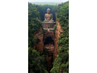 今天早上参观完悬空寺，驱车几公里，赶十点钟到达恒山景区