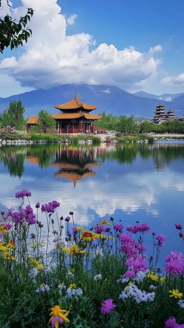 云南大理旅游必去景点:洱海、古城和崇圣寺三塔