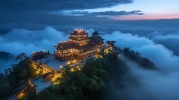 霍山旅游风景区,位于河源市龙川县,广东七大
