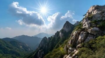 华山西峰成老人热门选择,便利交通与独特景观并存