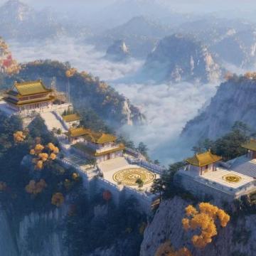 泰山天外村景点探秘：古老太阳庙的光明与温暖之力