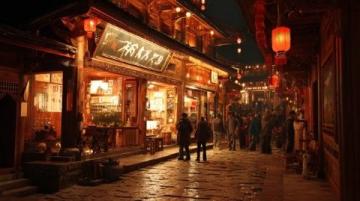 窑湖小镇是近期宜兴旅游的热门景点,据说夜景很漂亮,我们大概4点左右到达窑湖小镇