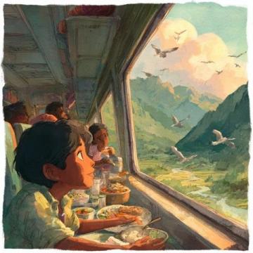 还记得很小的时候，我就是一个爱坐火车旅行的小女孩
