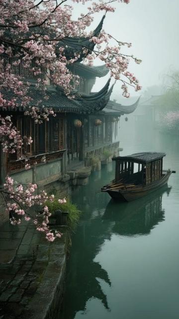 江南水乡是中国最具诗意的旅行地之一，小桥流水、白墙黛瓦、烟雨朦胧