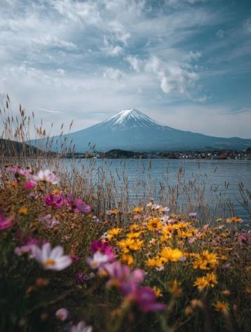 旅游记录日本富士山下忍野八海随拍