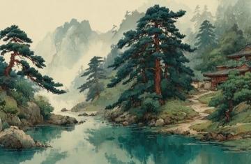 山水画卷:探索独特景区的魅力
