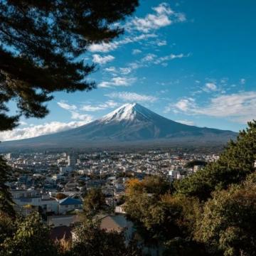 旅游记录日本富士山下忍野八海随拍