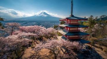 旅游记录日本富士山下忍野八海随拍