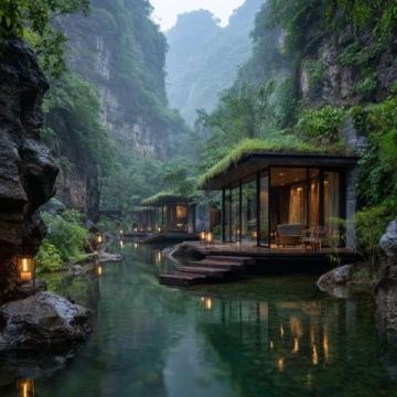 英德三日游:树屋温泉与天门沟徒步之旅攻略