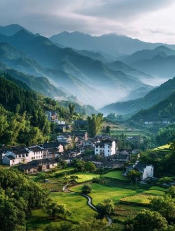 千年古村落婺源篁岭:江西上饶晒秋景观与徽派建筑探寻之旅
