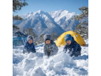冬日奇观：武安七步沟景区冰雪盛景引游人如织